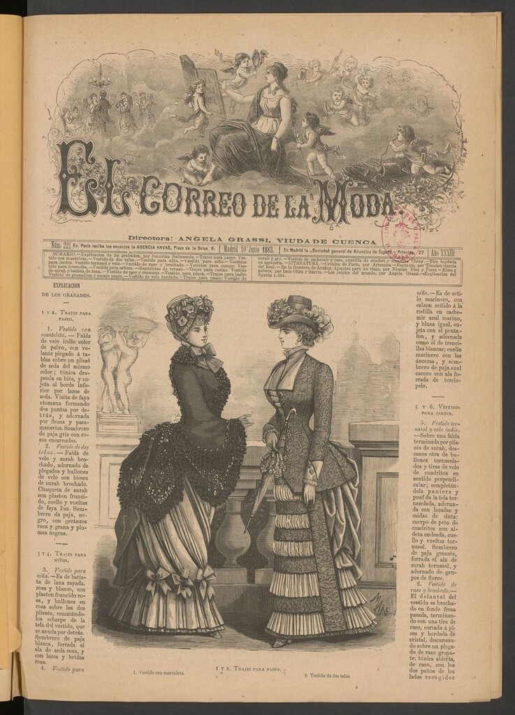 Miniatura de El Correo de la Moda: periódico del bello sexo del 10 de junio de 1883