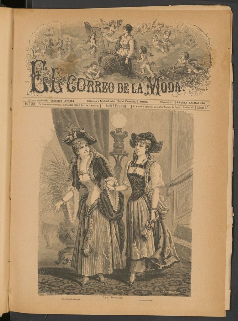 Miniatura de El Correo de la Moda: periódico del bello sexo del 2 de marzo de 1884