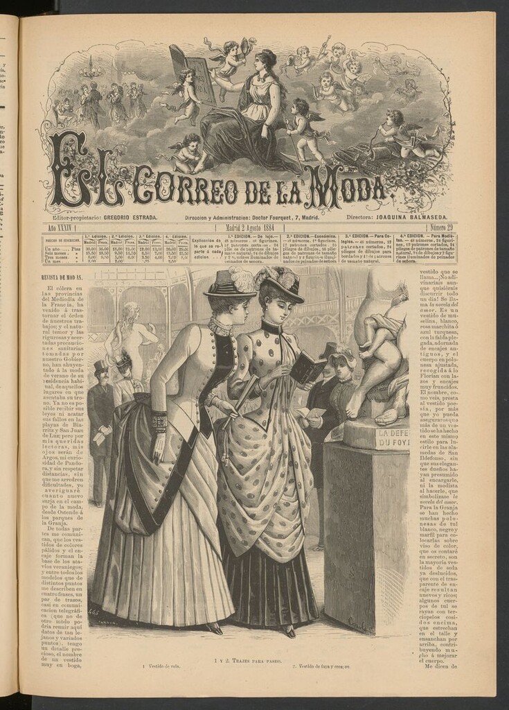 Miniatura de El Correo de la Moda: periódico del bello sexo del 2 de agosto de 1884