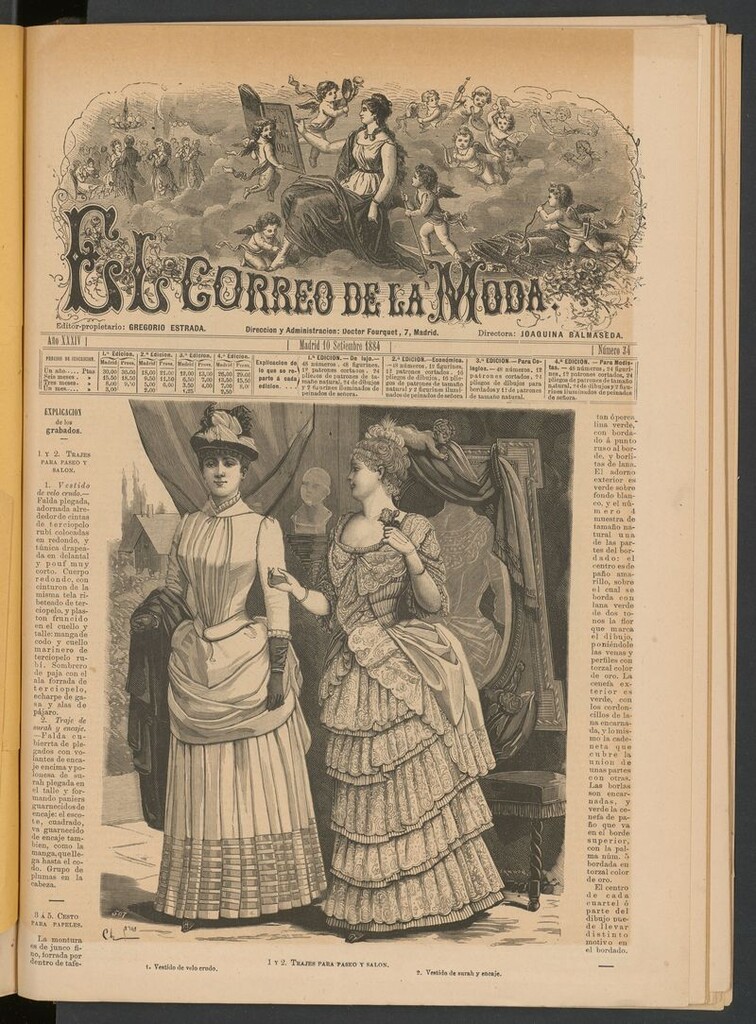 Miniatura de El Correo de la Moda: periódico del bello sexo del 10 de septiembre de 1884