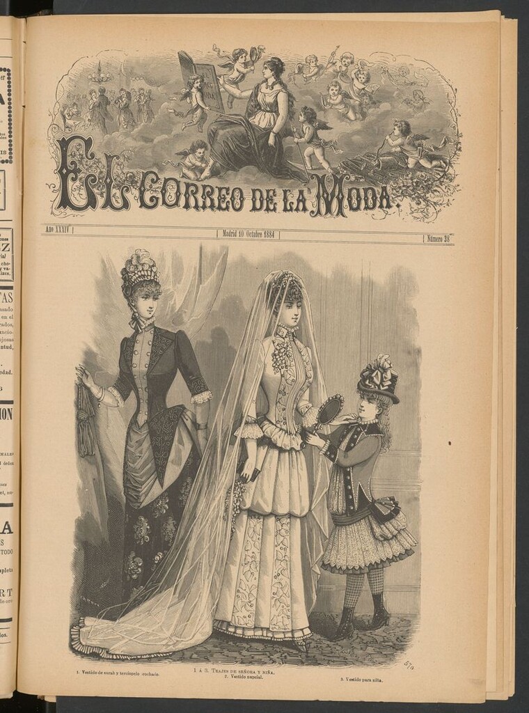 Miniatura de El Correo de la Moda: periódico del bello sexo del 10 de octubre de 1884