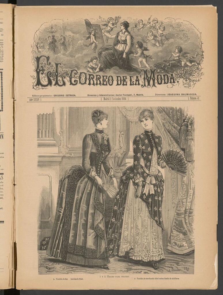 Miniatura de El Correo de la Moda: periódico del bello sexo del 2 de noviembre de 1884