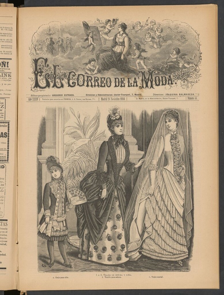 Miniatura de El Correo de la Moda: periódico del bello sexo del 26 de noviembre de 1884