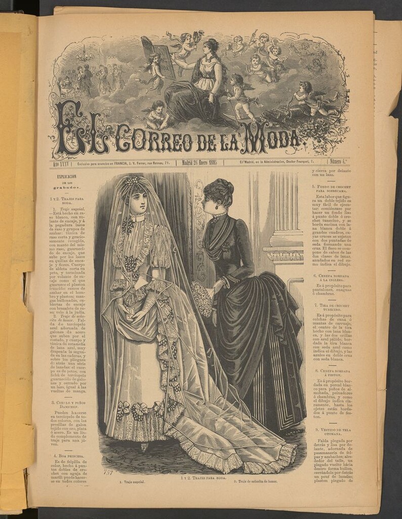 Miniatura de El Correo de la Moda: periódico del bello sexo del 26 de enero de 1885