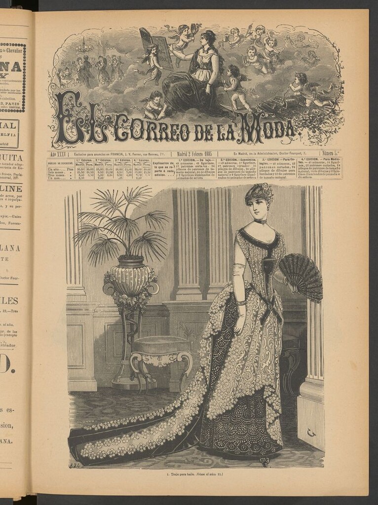 Miniatura de El Correo de la Moda: periódico del bello sexo del 2 de febrero de 1885
