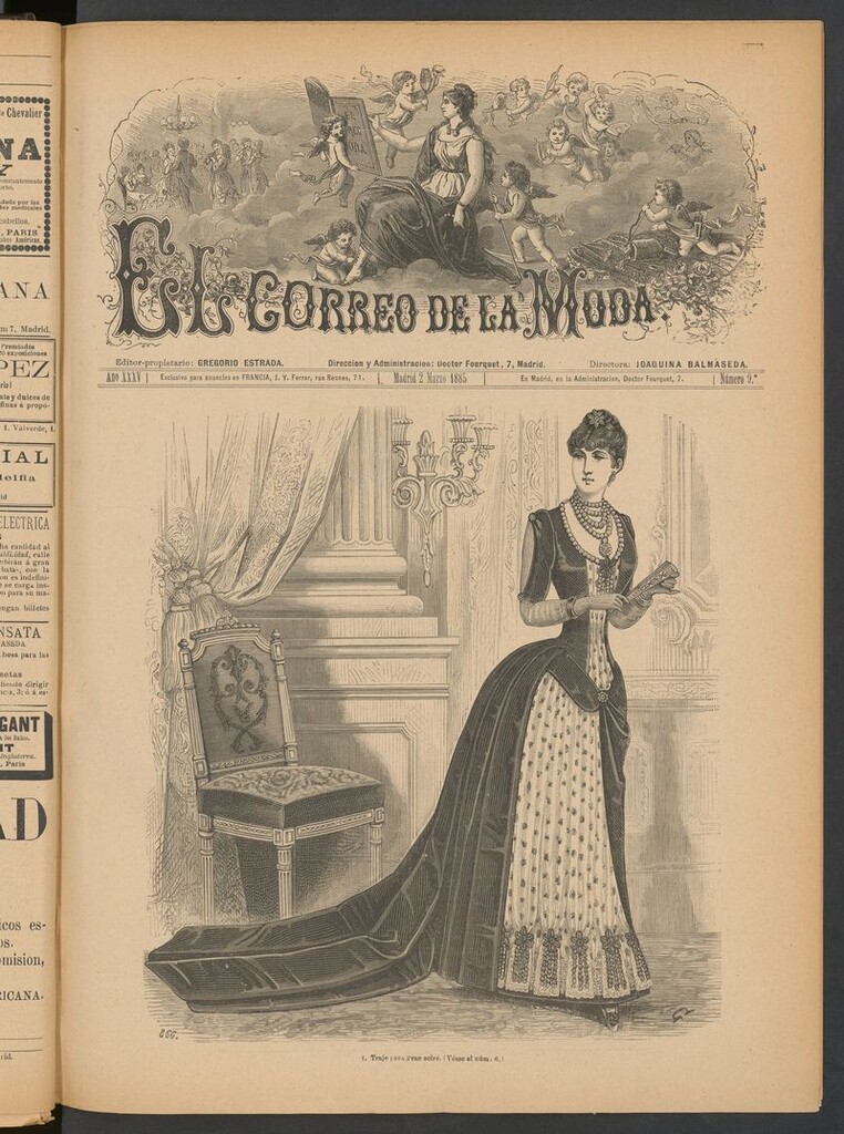 Miniatura de El Correo de la Moda: periódico del bello sexo del 2 de marzo de 1885