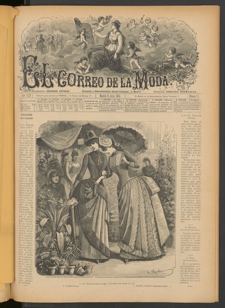 Miniatura de El Correo de la Moda: periódico del bello sexo del 26 de junio de 1885