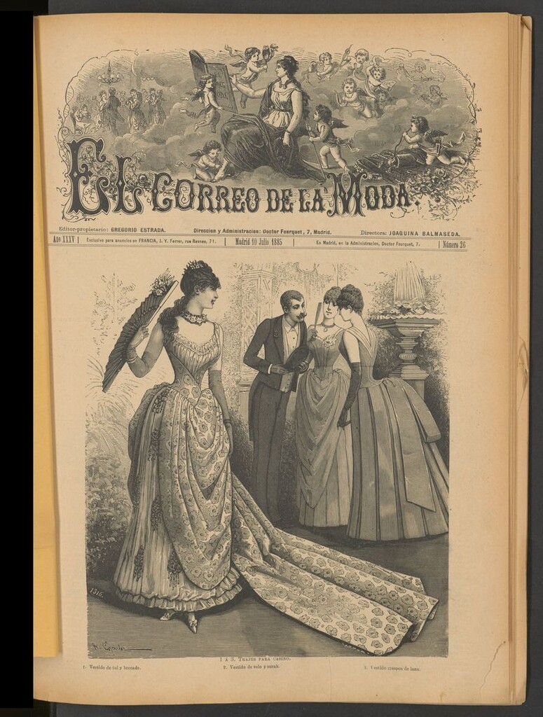 Miniatura de El Correo de la Moda: periódico del bello sexo del 10 de julio de 1885