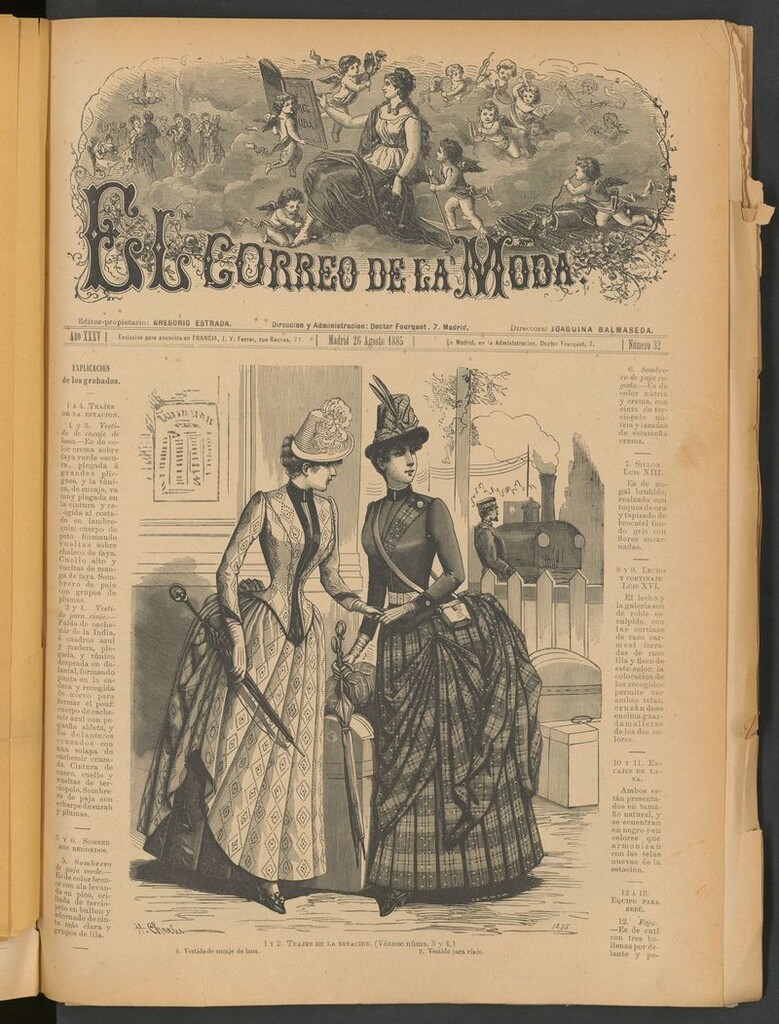 Miniatura de El Correo de la Moda: periódico del bello sexo del 26 de agosto de 1885