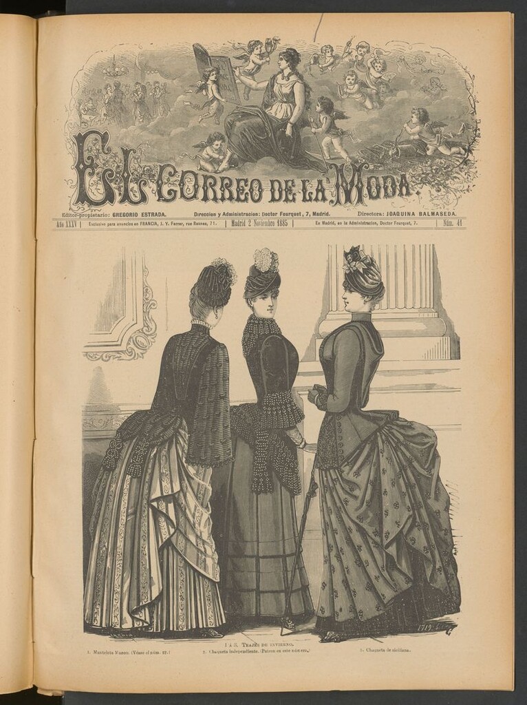 Miniatura de El Correo de la Moda: periódico del bello sexo del 2 de noviembre de 1885