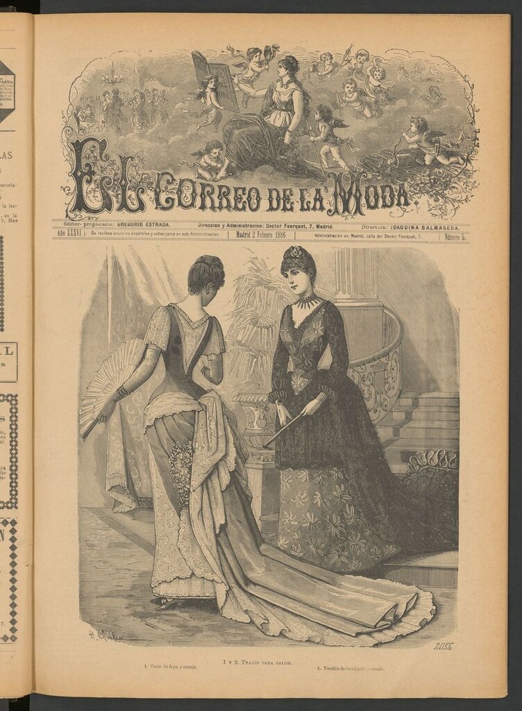 Miniatura de El Correo de la Moda: periódico del bello sexo del 2 de febrero de 1886