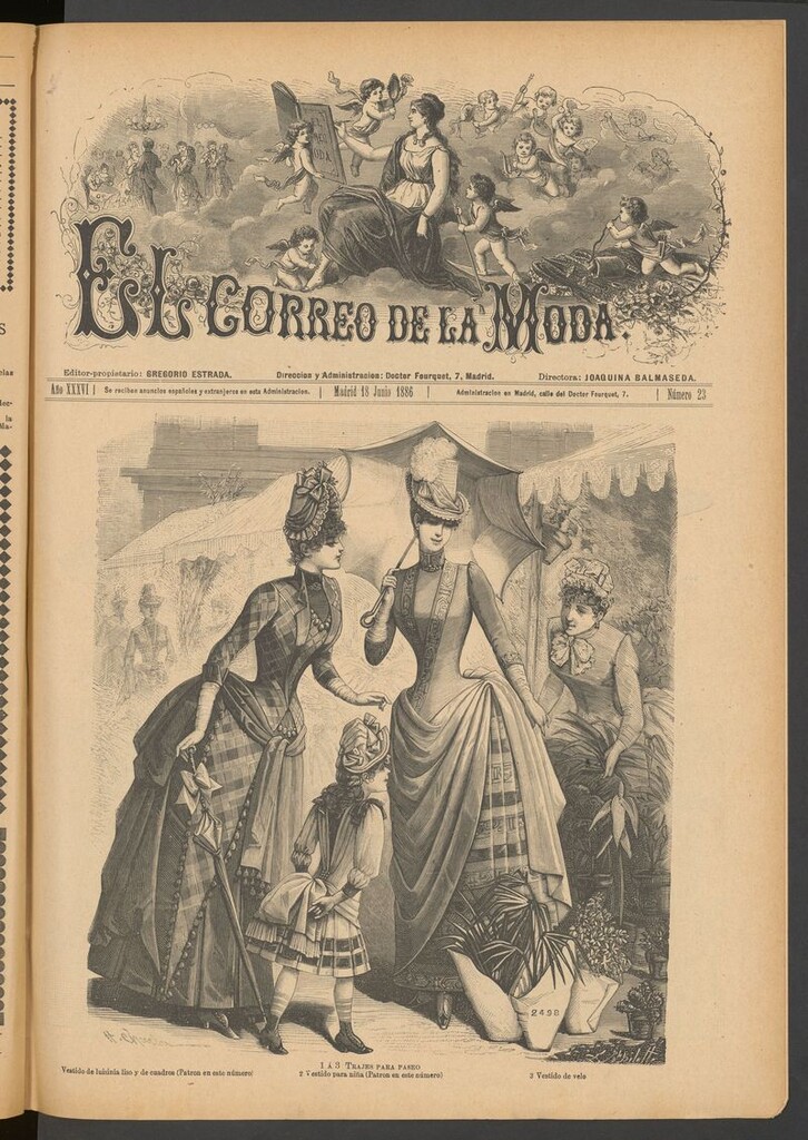 Miniatura de El Correo de la Moda: periódico del bello sexo del 18 de junio de 1886