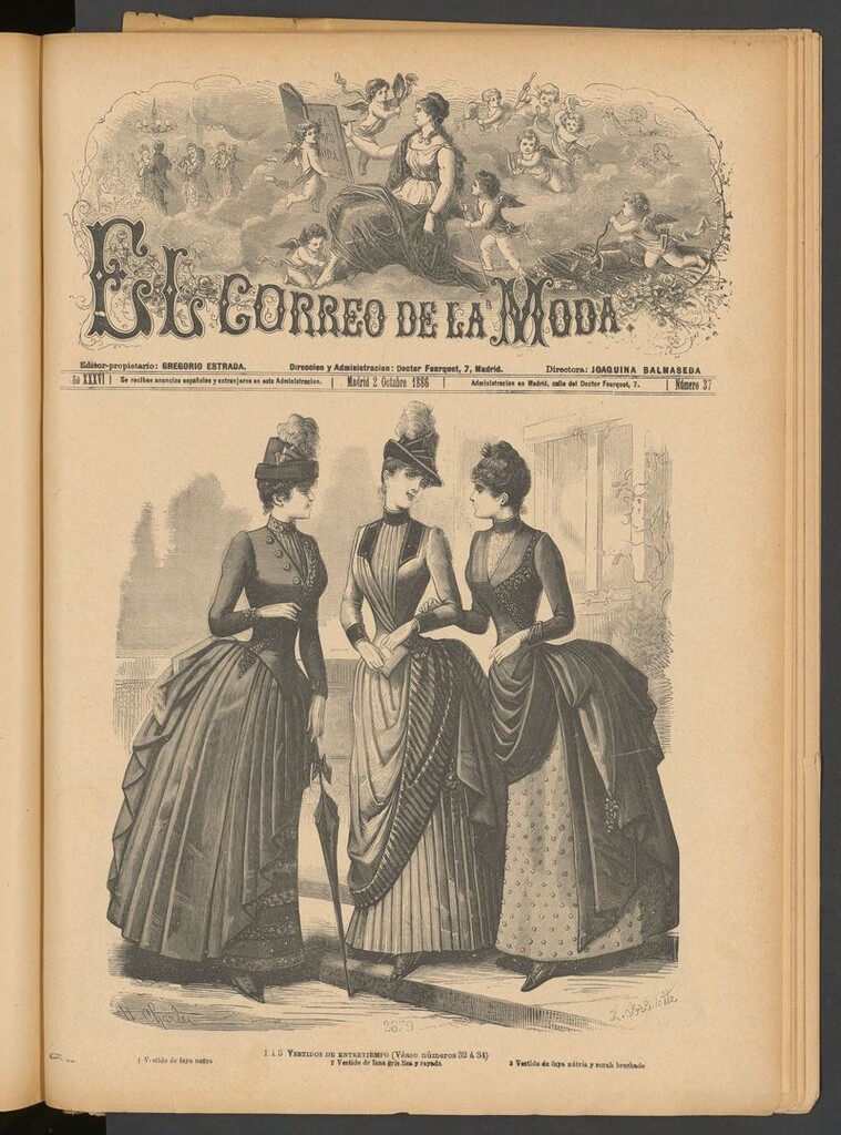 Miniatura de El Correo de la Moda: periódico del bello sexo del 2 de octubre de 1886