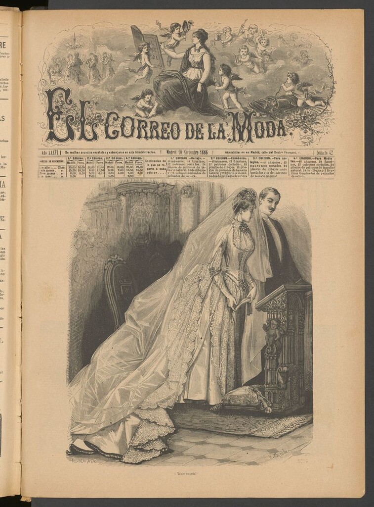 Miniatura de El Correo de la Moda: periódico del bello sexo del 10 de noviembre de 1886