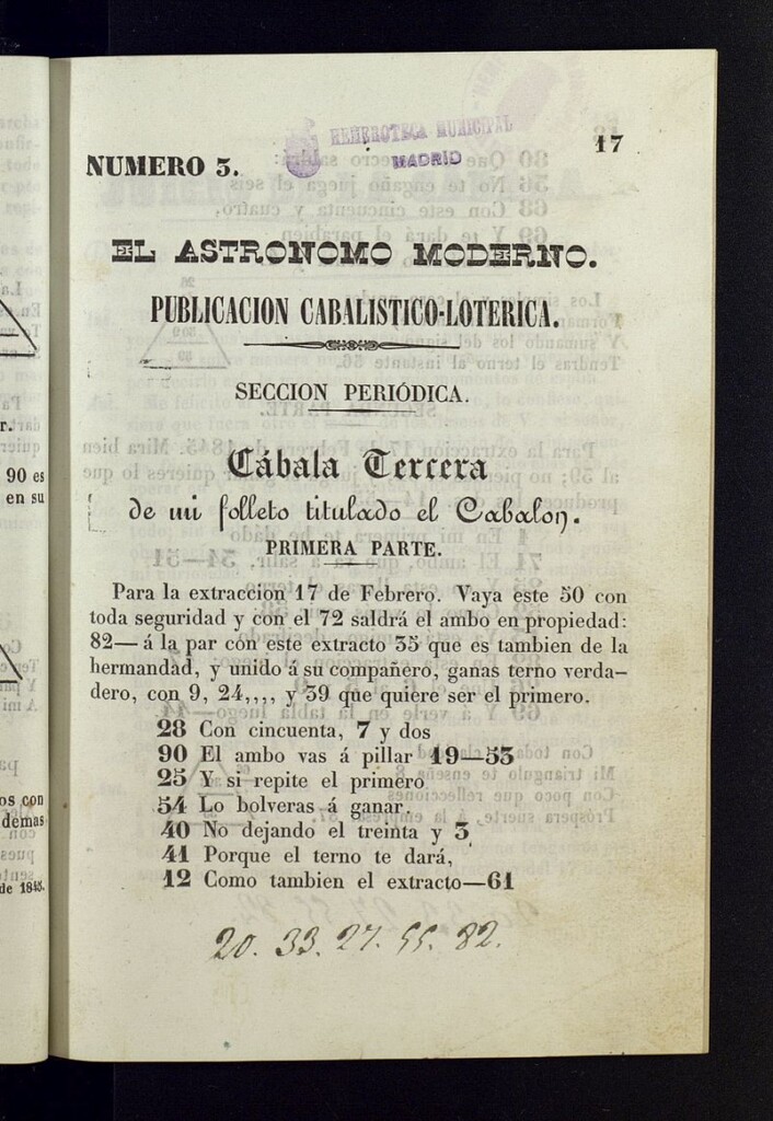 Miniatura de El Astrónomo Moderno de septiembre de 1845