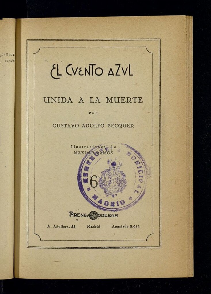 Miniatura de El Cuento Azul del 14 de noviembre de 1929, cuento nº 6