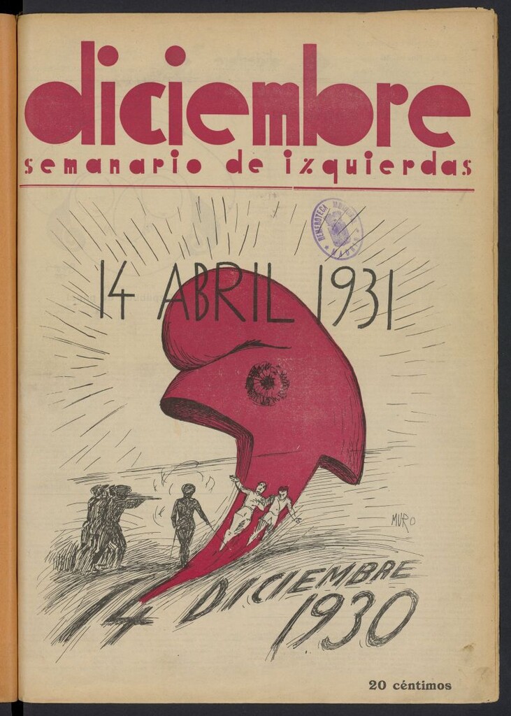 Miniatura de Diciembre: semanario de izquierdas del 14 de abril de 1931