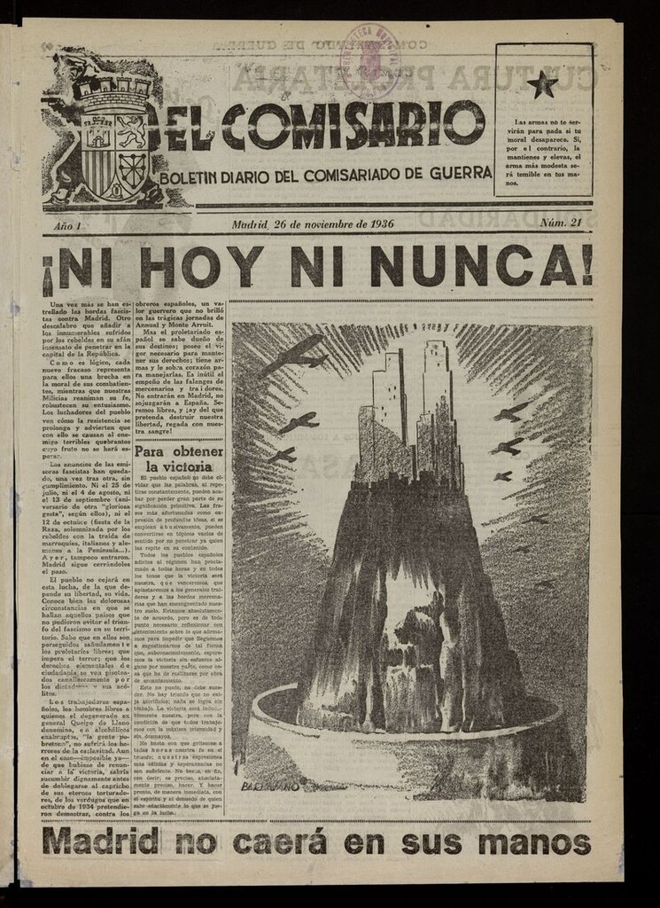 Miniatura de El Comisario (Madrid, 1936) del 26 de noviembre de 1936