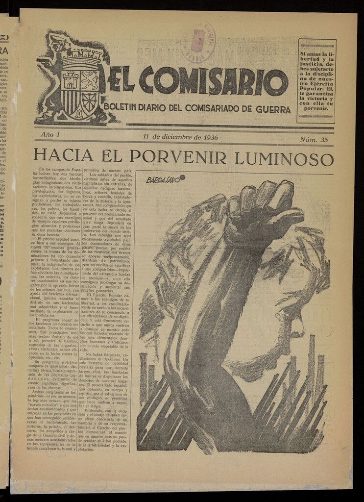 Miniatura de El Comisario (Madrid, 1936) del 11 de diciembre de 1936