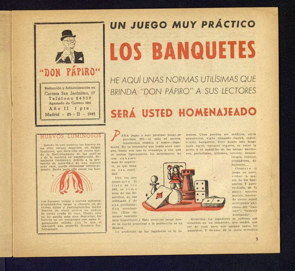 Miniatura de Don Pápiro del 25 de febrero de 1945