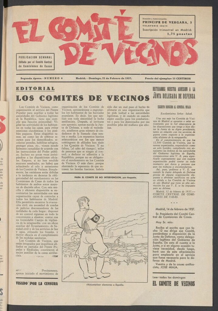 Miniatura de El Comité de Vecinos del 21 de febrero de 1937
