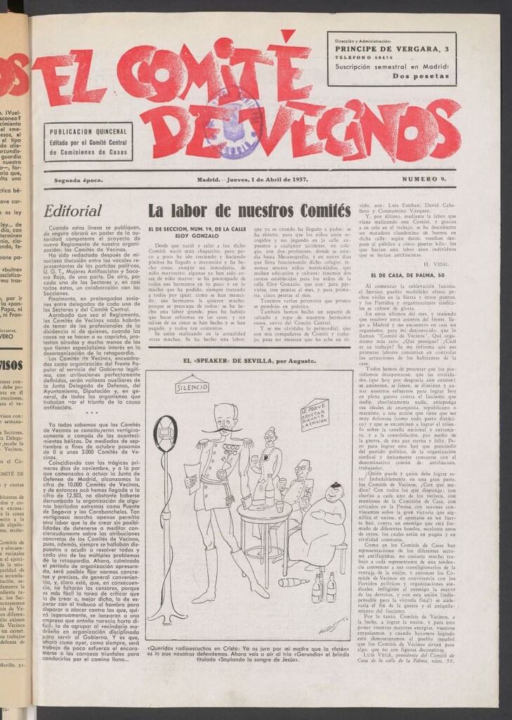 Miniatura de El Comité de Vecinos del 1 de abril de 1937