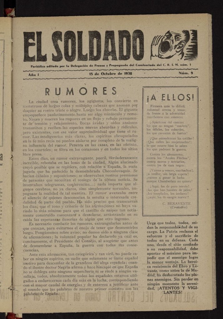 Miniatura de El Soldado del 15 de octubre de 1938