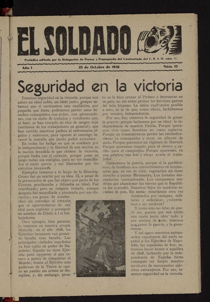 Miniatura de El Soldado del 25 de octubre de 1938