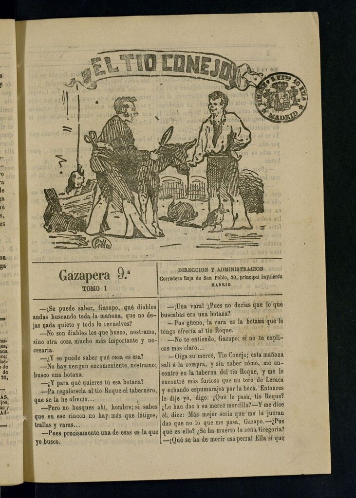 Miniatura de El Tío Conejo. Gazapera 9ª