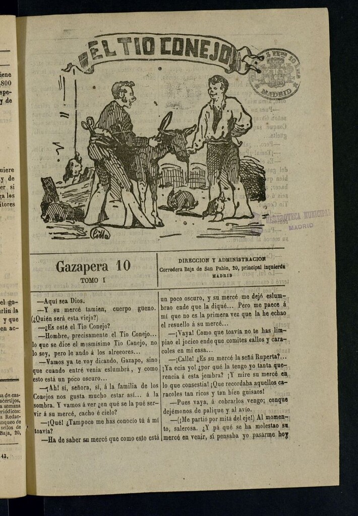 Miniatura de El Tío Conejo. Gazapera 10ª