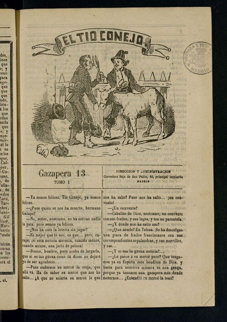 Miniatura de El Tío Conejo. Gazapera 13ª