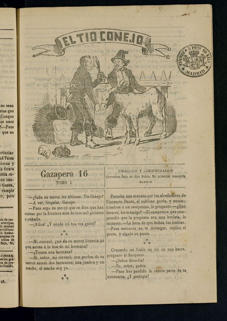Miniatura de El Tío Conejo. Gazapera 16ª