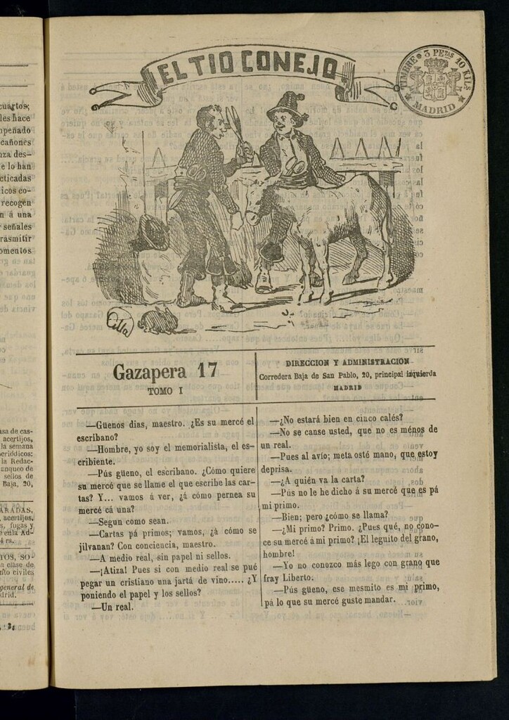 Miniatura de El Tío Conejo. Gazapera 17ª