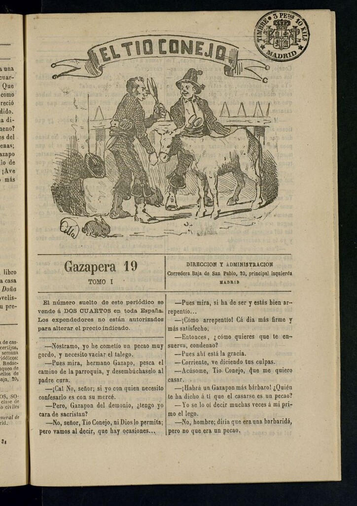 Miniatura de El Tío Conejo. Gazapera 19ª
