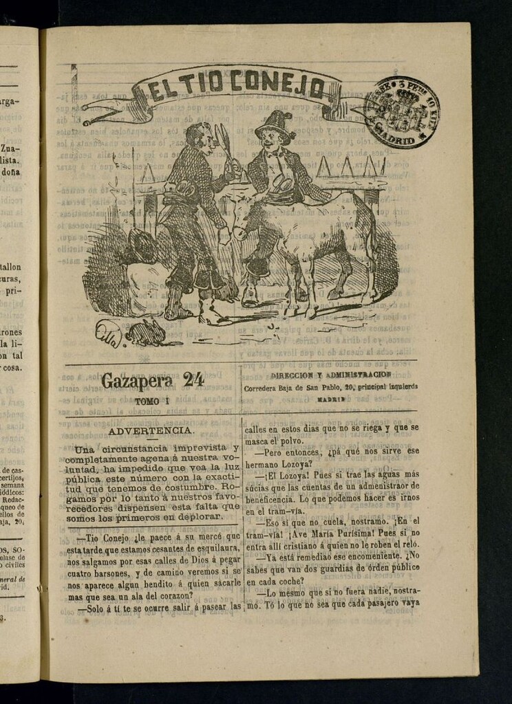 Miniatura de El Tío Conejo. Gazapera 24ª