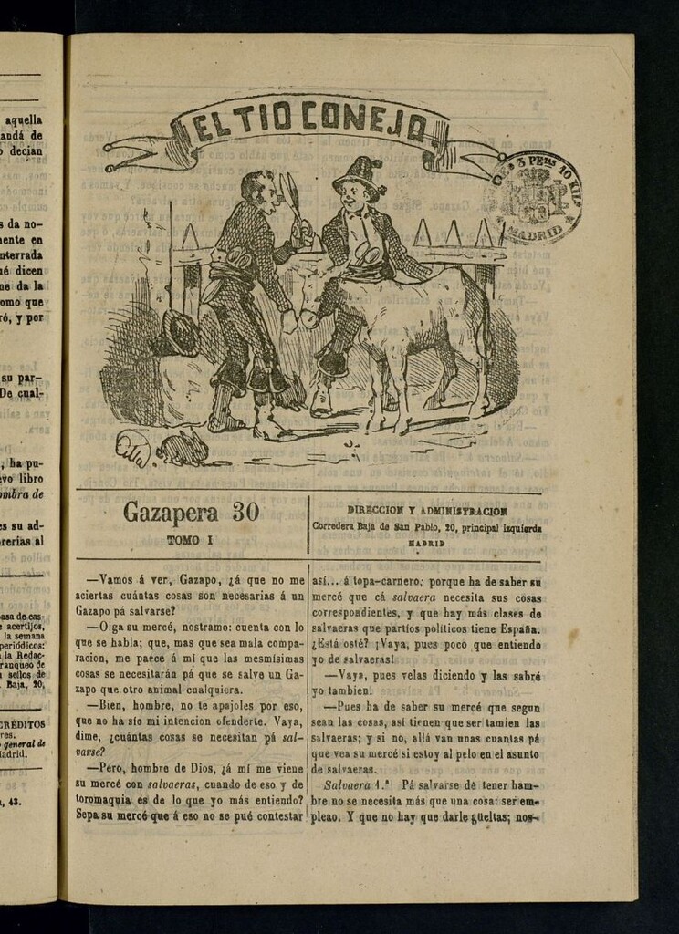 Miniatura de El Tío Conejo. Gazapera 30ª