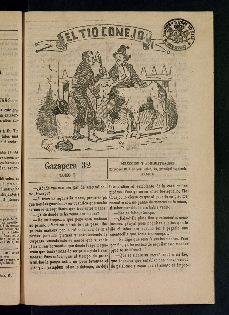 Miniatura de El Tío Conejo. Gazapera 32ª