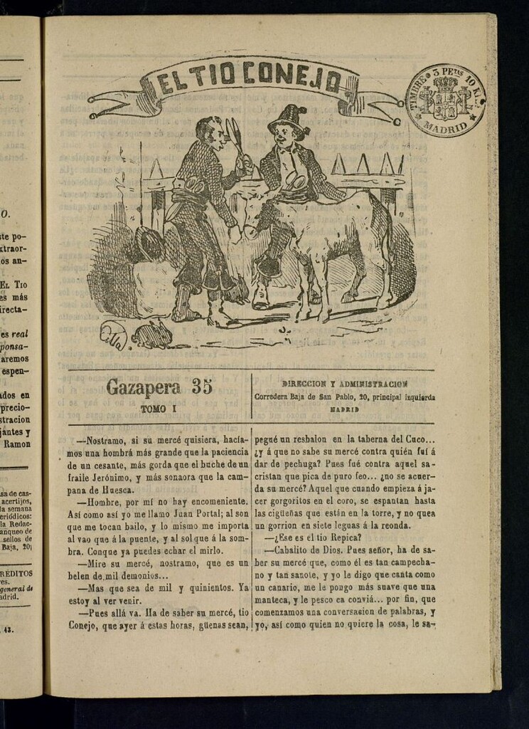 Miniatura de El Tío Conejo. Gazapera 35ª