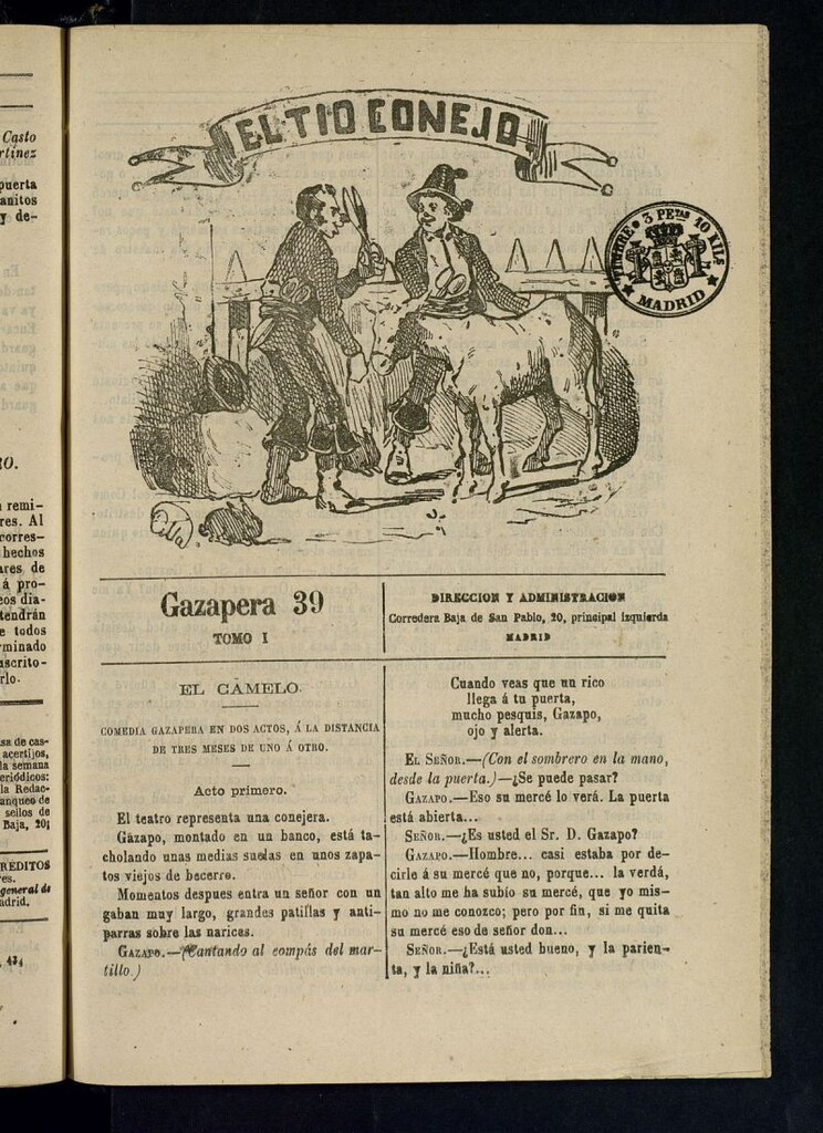 Miniatura de El Tío Conejo. Gazapera 39ª
