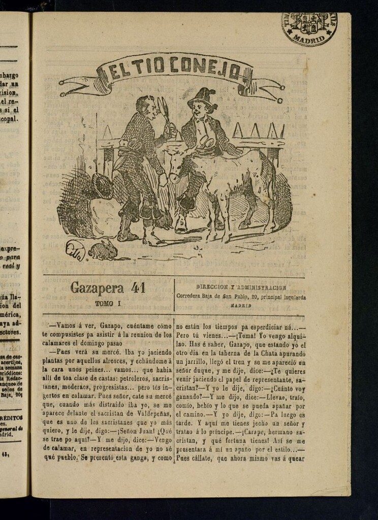 Miniatura de El Tío Conejo. Gazapera 41ª