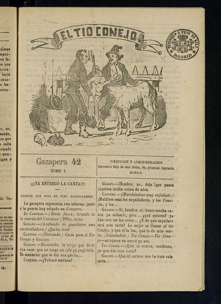 Miniatura de El Tío Conejo. Gazapera 42ª