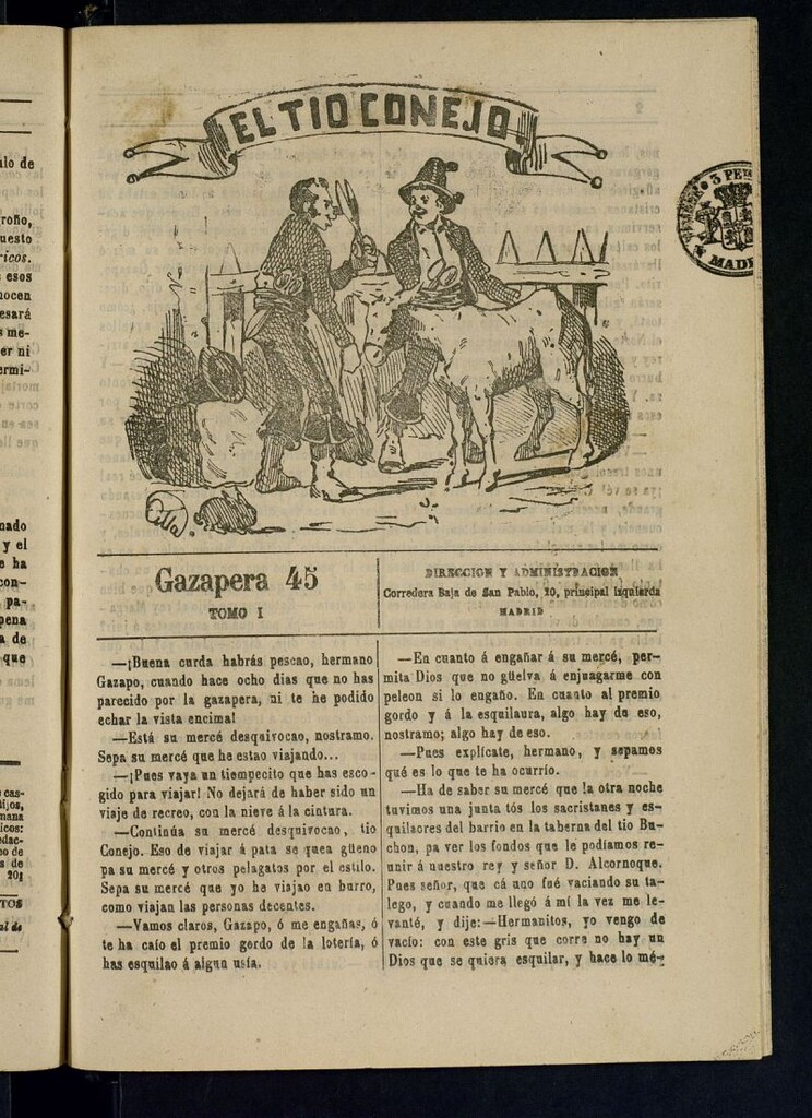 Miniatura de El Tío Conejo. Gazapera 45ª