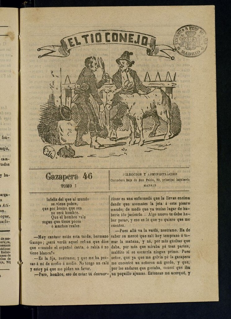 Miniatura de El Tío Conejo. Gazapera 46ª
