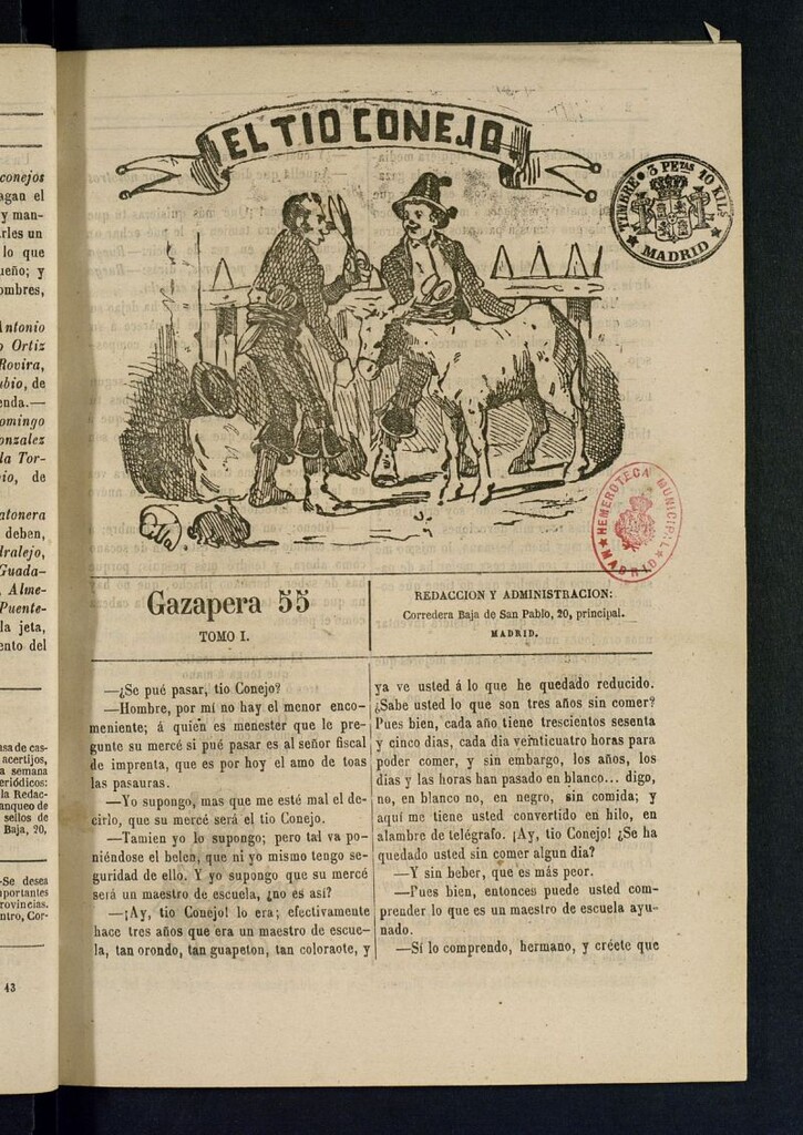Miniatura de El Tío Conejo. Gazapera 55