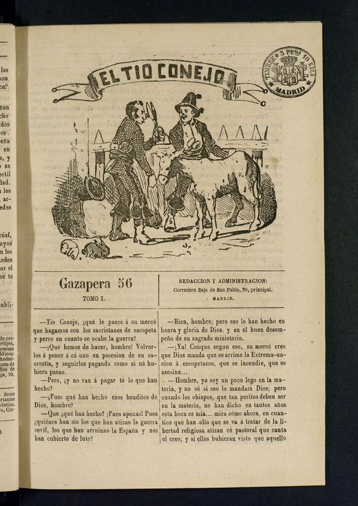 Miniatura de El Tío Conejo. Gazapera 56