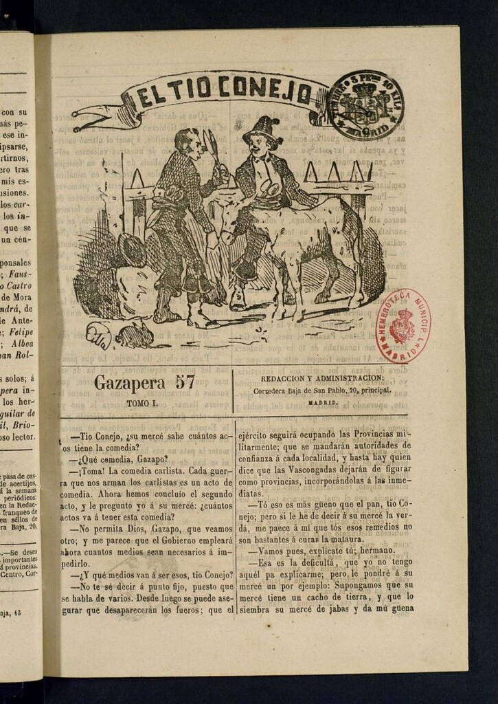 Miniatura de El Tío Conejo. Gazapera 57