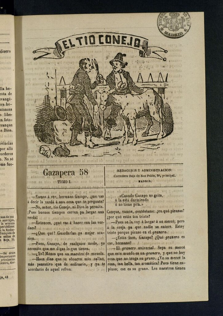Miniatura de El Tío Conejo. Gazapera 58