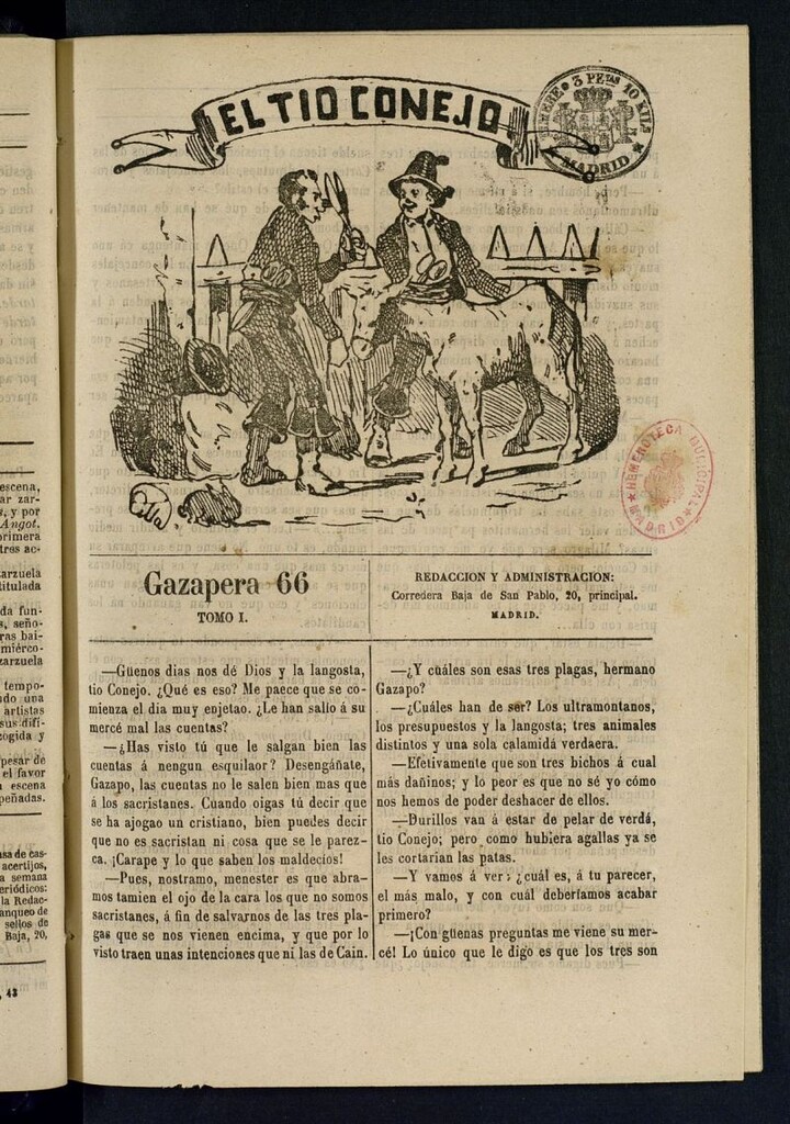 Miniatura de El Tío Conejo. Gazapera 66