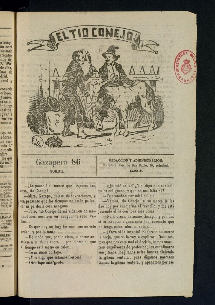 Miniatura de El Tío Conejo. Gazapera 86