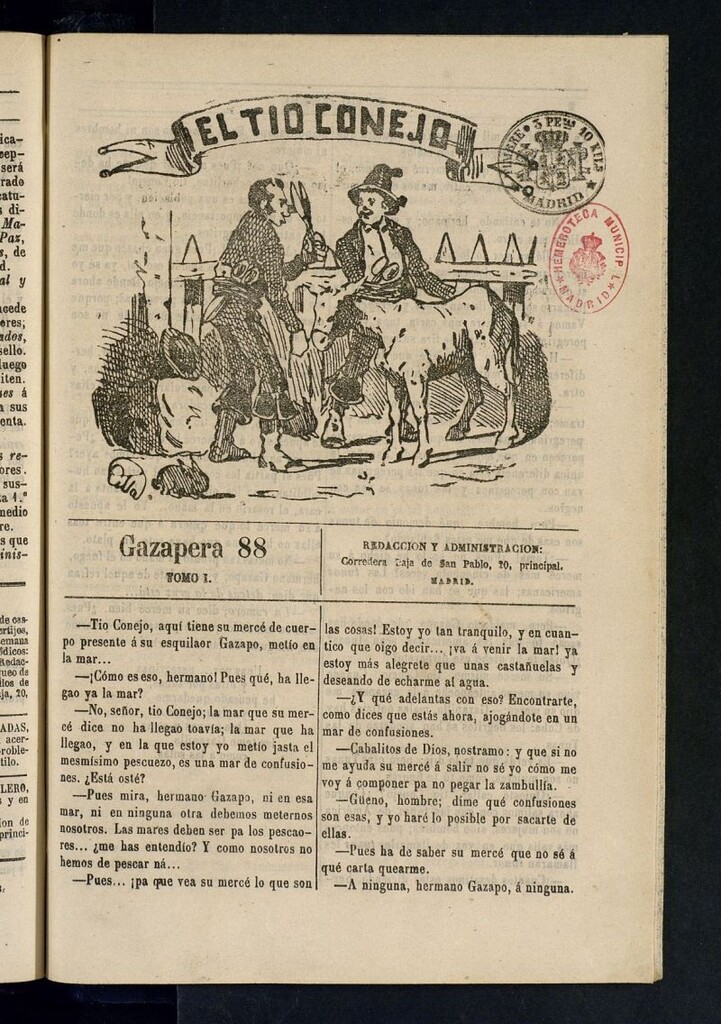 Miniatura de El Tío Conejo. Gazapera 88